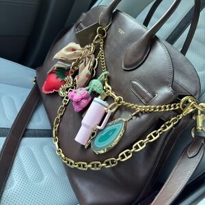 Complete bagscape for Coach Empire Carryall 40 or similar size bag. Bag charms.